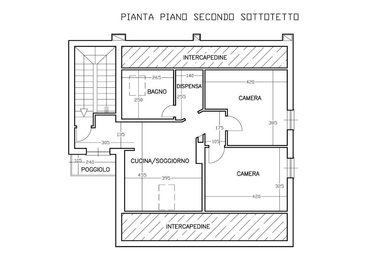 Ferienwohnung La Mansardina Vezzi Portio Exterior foto